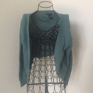 Turquoise cardigan